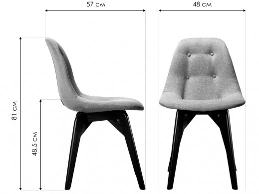 Деревянный стул Eames lite грей / венге