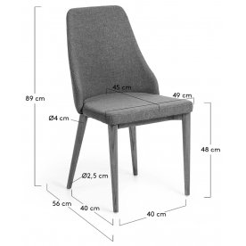 Деревянный стул Roxie