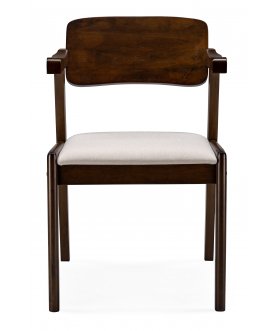 Стул-кресло Velma dirty oak / light beige