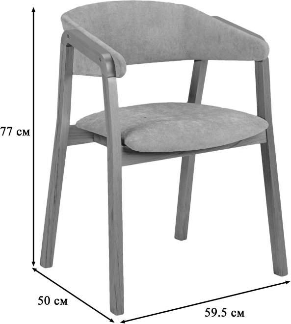 Кресло / Стул Dalia Soft блю