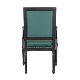 Мягкий стул с подлокотниками Runako Green