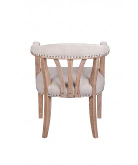 Мягкий стул с подлокотниками Tanner Beige