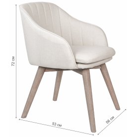 Деревянный стул Aqua wood