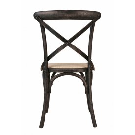 Стул Cross Back Black Brush