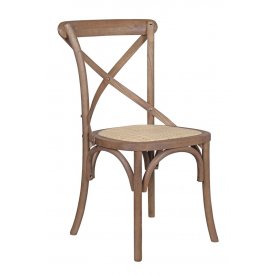 Стул Cross Back Brown