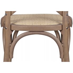 Стул Cross Back Brown