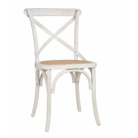 Стул Cross Back White Brush