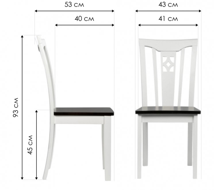 Стул Lira butter white