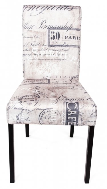 Стул Linea венге / Париж на бежевом