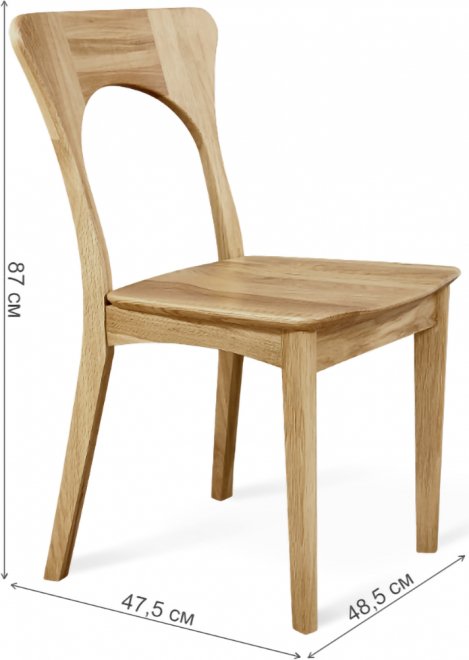 Стул SHT-S63 дуб / прозрачный лак