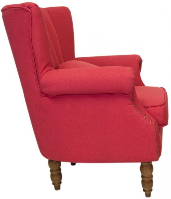 Кресло с пуфом Lab 5KS24036-R red