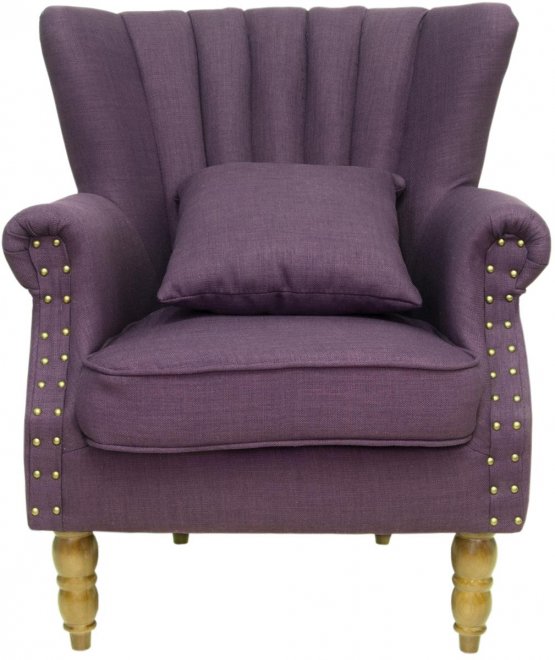 Кресло с пуфом Lab 5KS24036-V violet