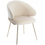 кремовый / золотой