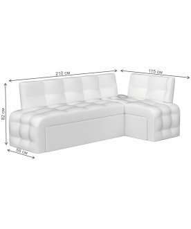 Кухонный диван Люксор