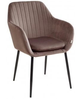 Стул-кресло Alabama велюр bluvel-38 latte / черный