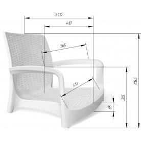 Пластиковый стул SHT-S68/S424-С