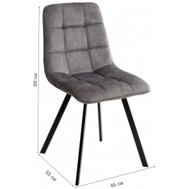 Стул на металлокаркасе Chilli Square