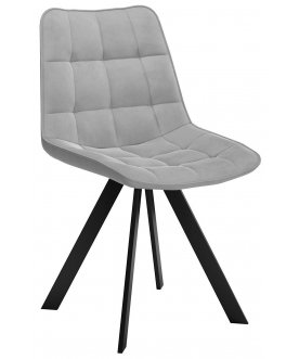 Стул на металлокаркасе DikLine 229 B22 grey / черный