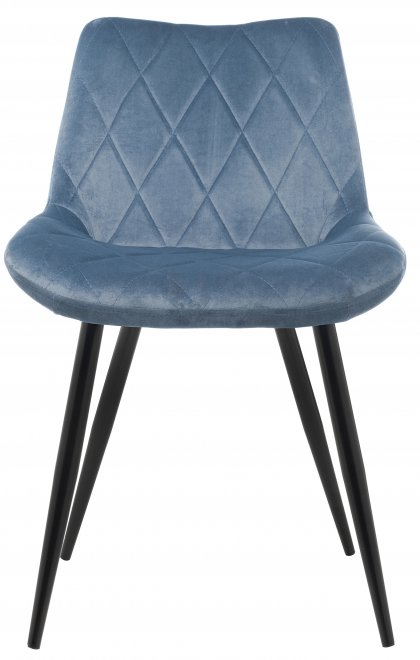 Стул на металлокаркасе Fox голубой