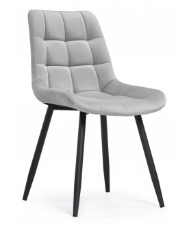 Стул на металлокаркасе Стронг серый велюр (teddy 908)
