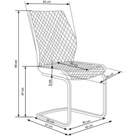 Стул на металлокаркасе K272