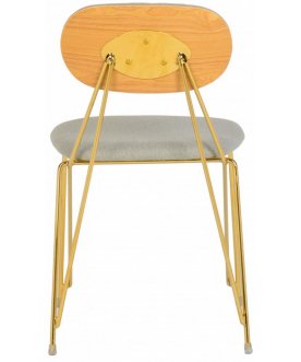 Дизайнерский стул Alice серый