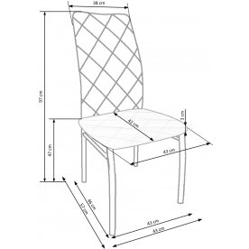 Стул на металлокаркасе K309