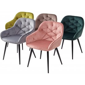 Стул на металлокаркасе Breeze bluvel-75