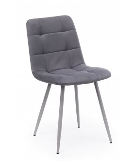 Стул на металлокаркасе Чилли темно-серый / серый