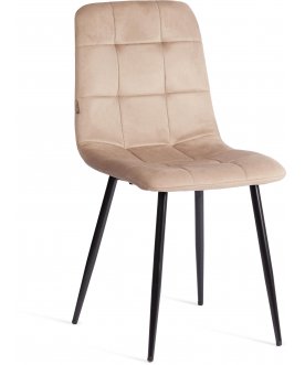 Стул на металлокаркасе Chilly (mod. JSC-220) beige (бежевый) HLR8 / черный