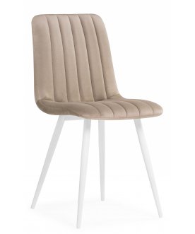 Стул на металлокаркасе Дани бежевый (zd 210) / белый
