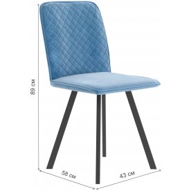 Стул на металлокаркасе DikLine 202