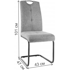 Стул на металлокаркасе Axo