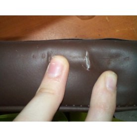 Стул на металлокаркасе Flor gray / brown / black