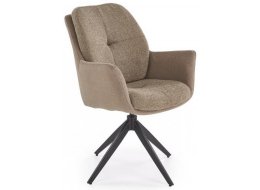 Стул на металлокаркасе K591 поворотный коричневый