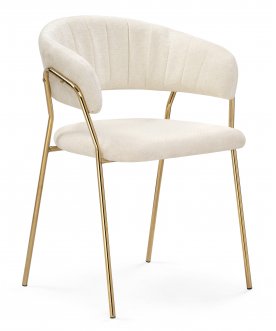 Стул-кресло Kamelia 1 dark blue / gold