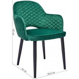 Стул на металлокаркасе Карла