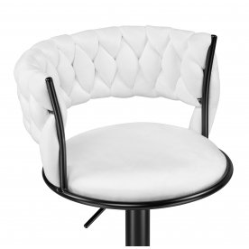 Барный стул Lotus white / black