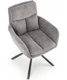 Дизайнерский стул K495 серый / черный