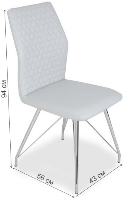 Стул на металлокаркасе LH-10 grey (98tp)