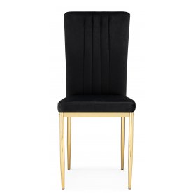 Стул на металлокаркасе Rek black /gold