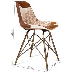 Стул на металлокаркасе Eames Rodeo