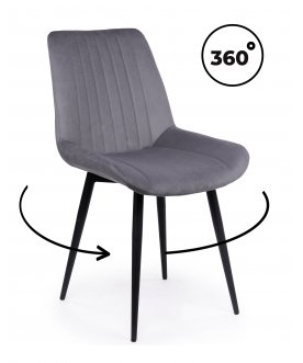 Комплект стульев Онда 4 шт темно-серый (zd 995) / черный