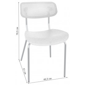 Стул на металлокаркасе SHT-S85М