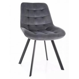 Стул на металлокаркасе Monti Velvet Bluvel 14