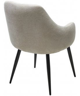 Стул на металлокаркасе Stamen davis retro bliss 02 светло-бежевый / черный