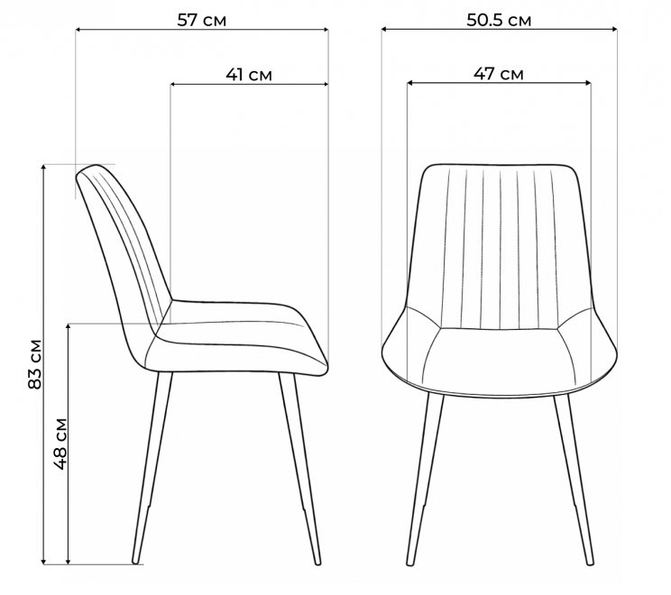 Стул на металлокаркасе Вейв вращающийся светло-серый (hl 63) / черный каркас