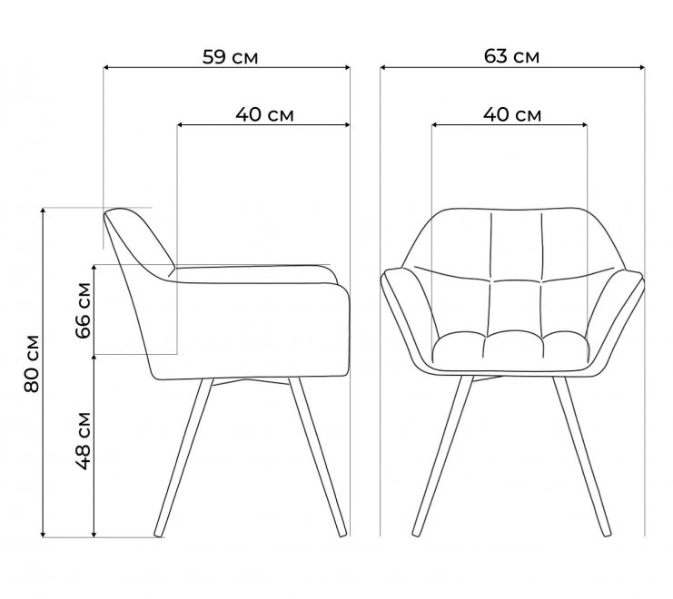 Кресло Ямес крутящееся бежевый / черный глянец