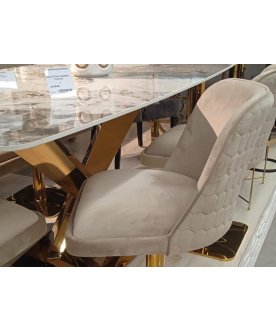 Дизайнерский стул Могур бежевый