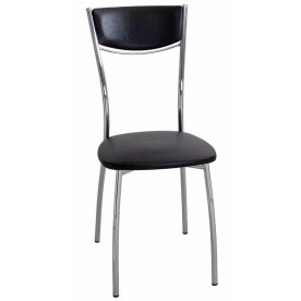 Стул Омега 4 с мягким сиденьем и спинкой из искусственной кожи